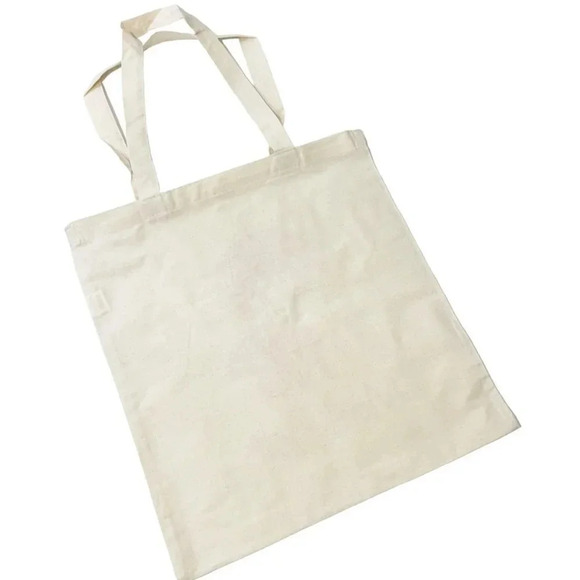 Two Modcloth Cotton Toadstool Mushroom Graphic Print Reusable Tote Grocery Bags - Picture 4 of 4